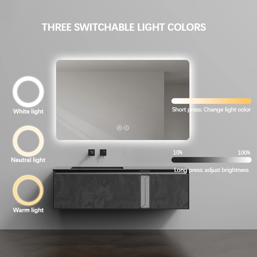 מראה חכמה עם תאורת LED וטכנולוגיה מתקדמת – תמונה 8