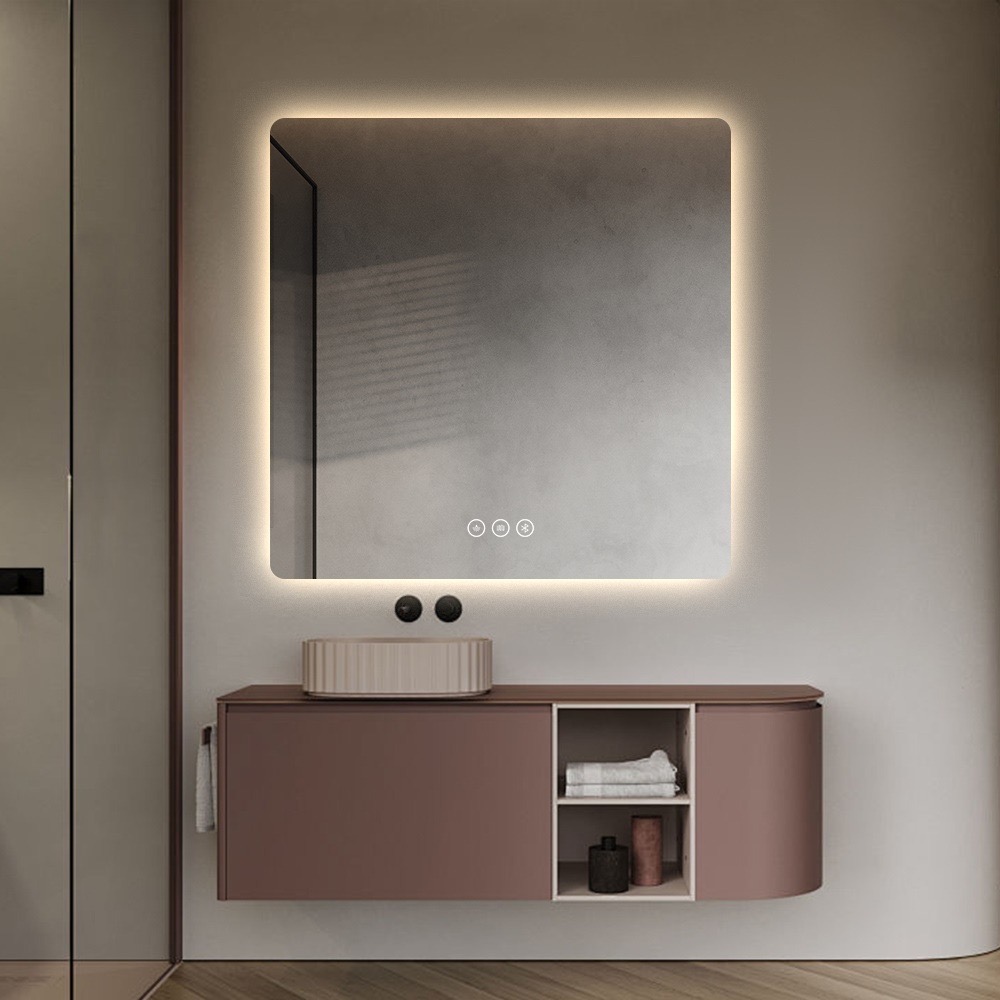 מראה חכמה עם תאורת LED וטכנולוגיה מתקדמת – תמונה 2